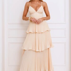 FASHIONABLY EVER AFTER MAXI DRESS LEMON